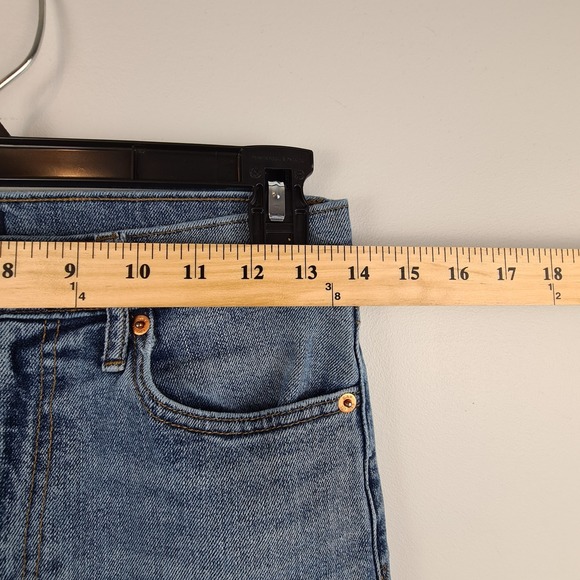 Gap Jeans Sz 26 Women's Blue Stretch‎ Denim Ladies Mid Rise Straight Medium Wash - Picture 2 of 9